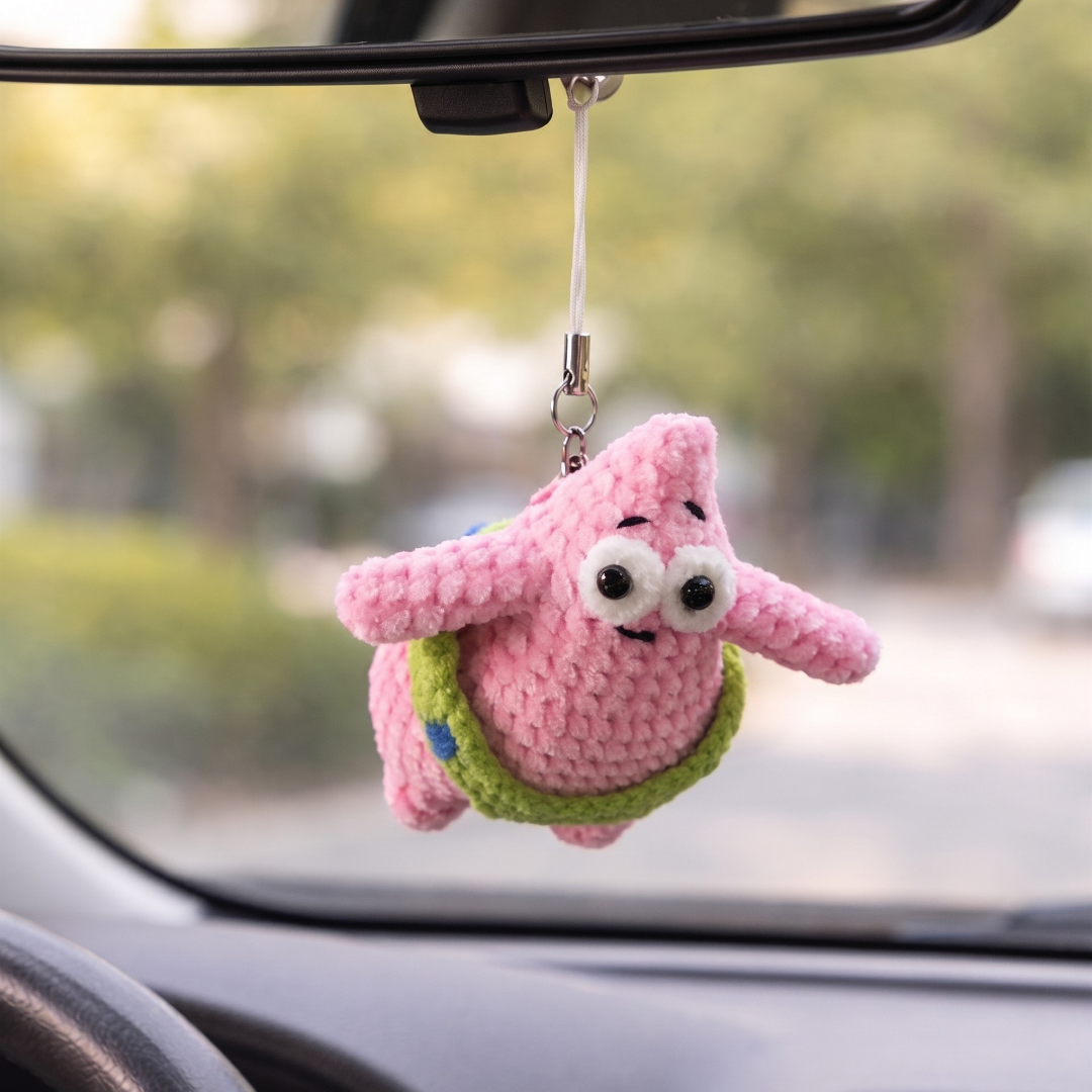 Goofy Pink Star Fish Crochet Pattern