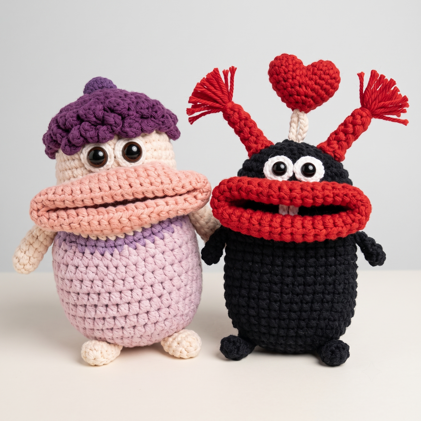 8-in-1 Big Mouth Monster Charm Crochet Pattern