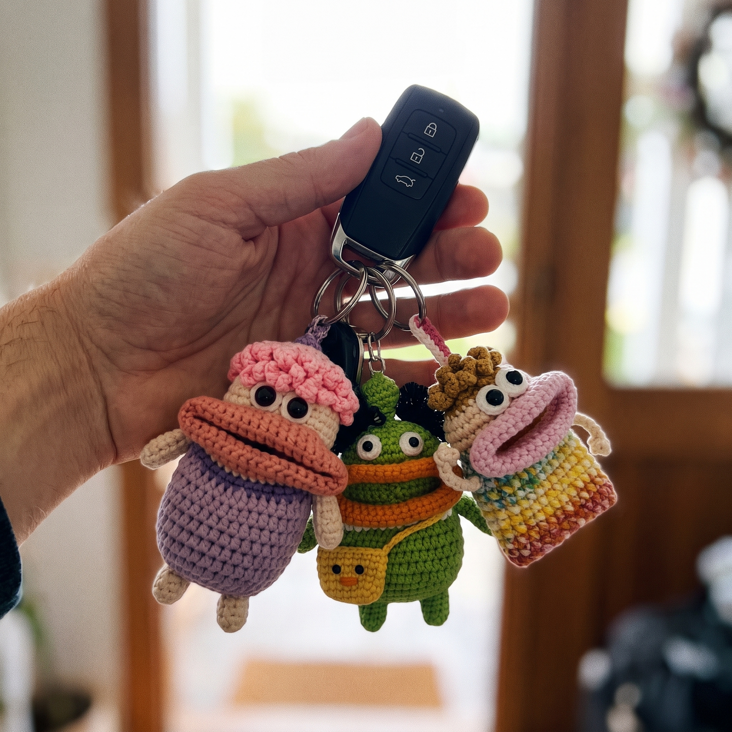8-in-1 Big Mouth Monster Charm Crochet Pattern
