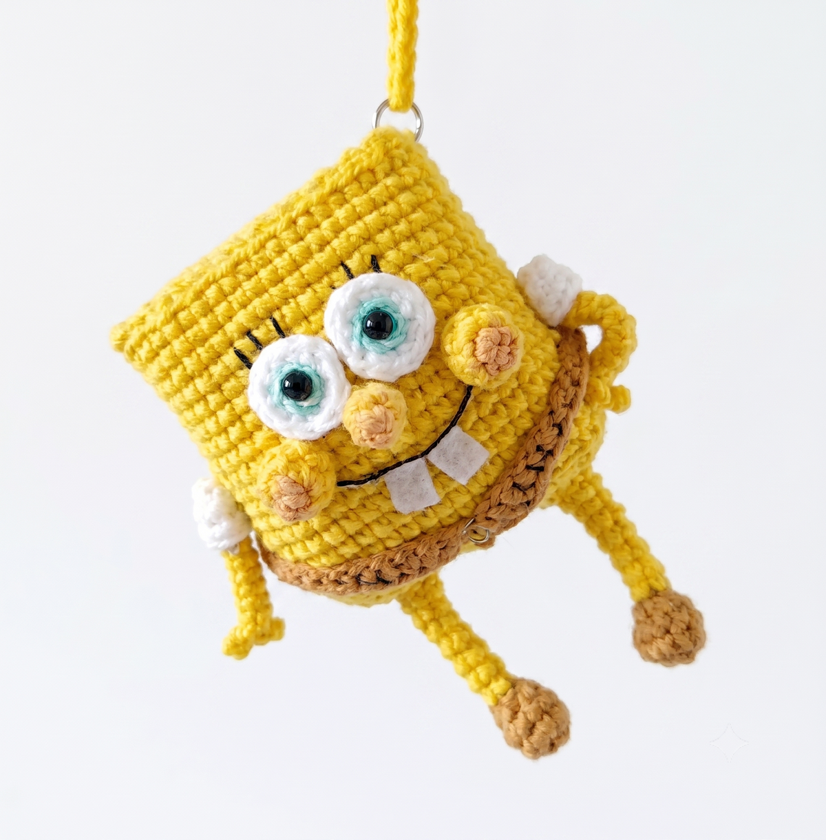 Big Butt SpongeBob Charm Crochet Pattern