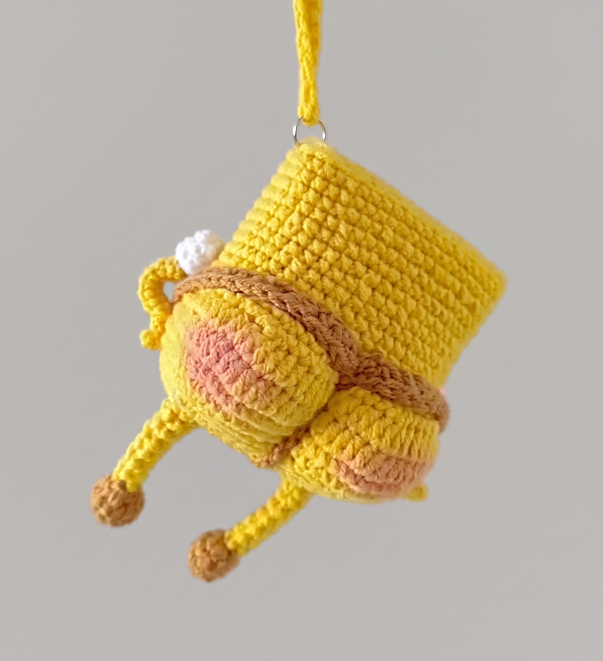 Big Butt SpongeBob Charm Crochet Pattern
