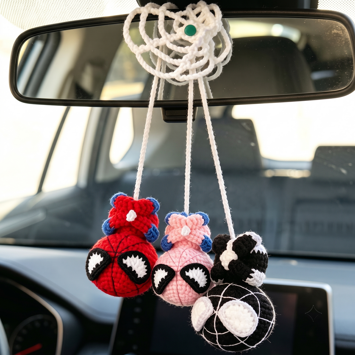 3-in-1 Chibi Spider-man Charm Crochet Pattern Bundle