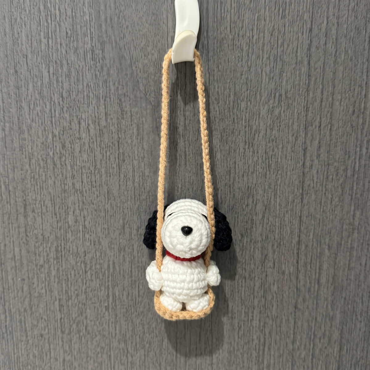 Swinging Spotted Puppy Car Hanging & Charm Crochet Pattern