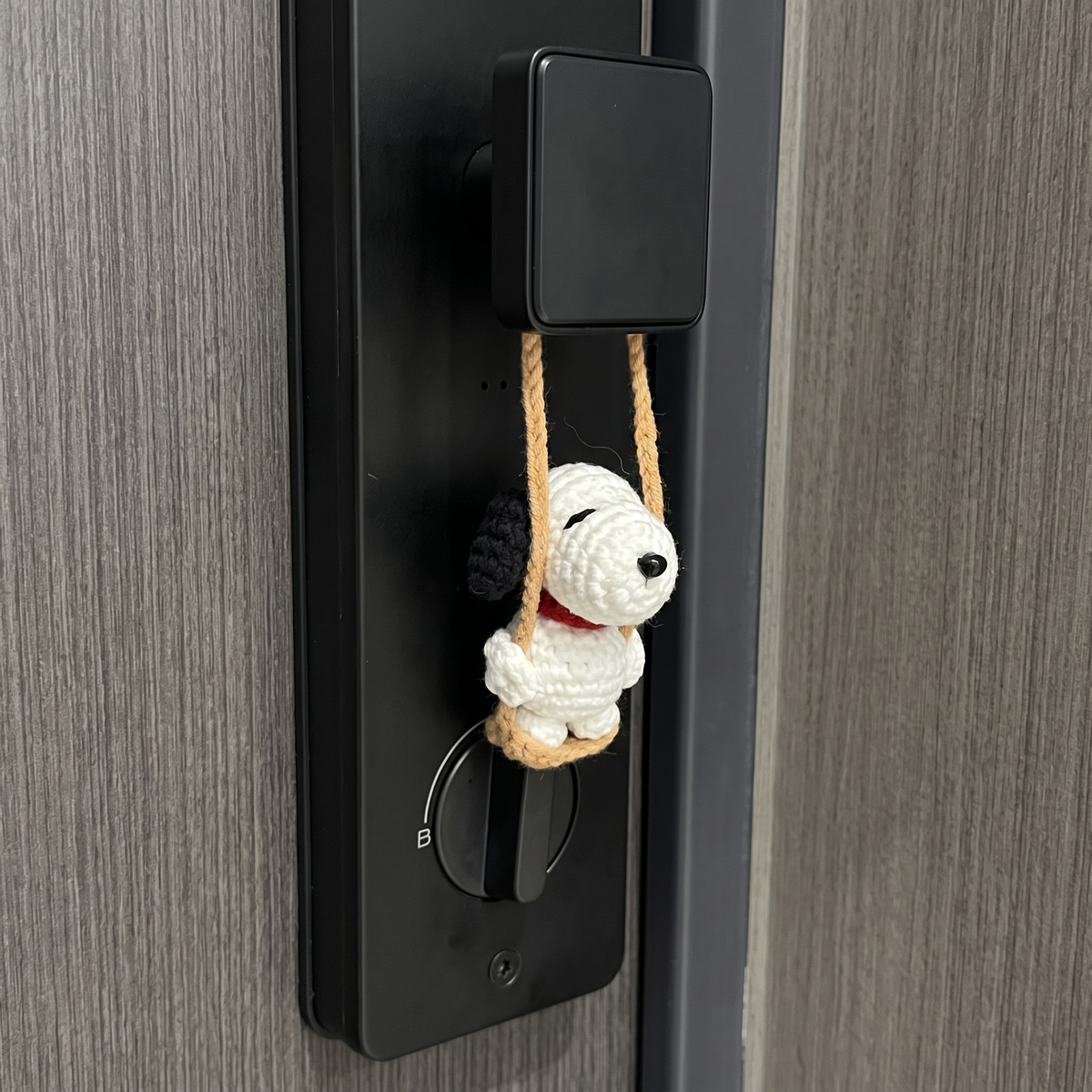 Swinging Spotted Puppy Car Hanging & Charm Crochet Pattern