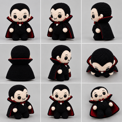 8-in-1 Halloween Amigurumi Doll Crochet Pattern Bundle