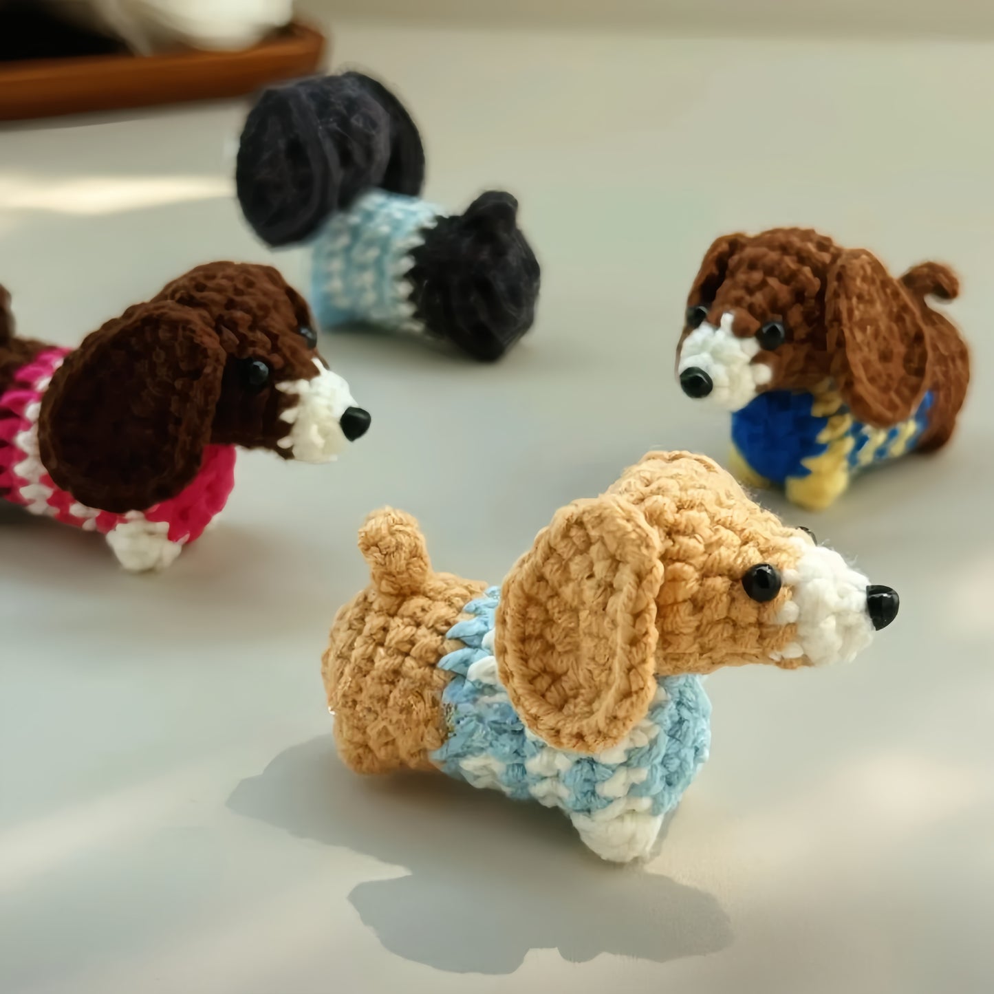 Dachshund Dog Bag Charm Crochet Pattern