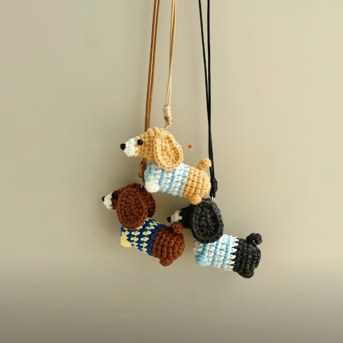 Dachshund Dog Bag Charm Crochet Pattern