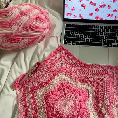 Sweet Starburst Blanket Crochet Pattern