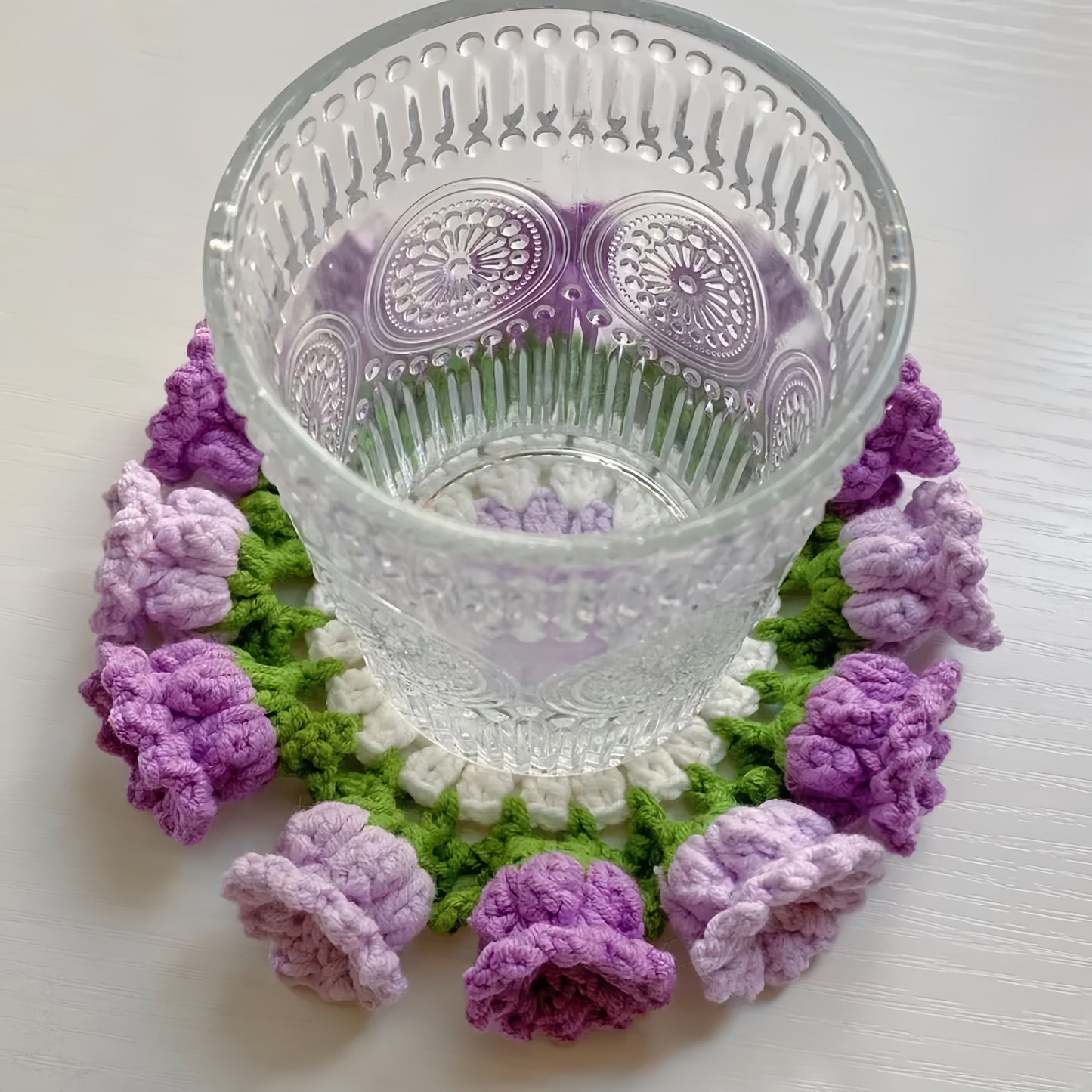 Bellflower Coaster & Pot Crochet Pattern