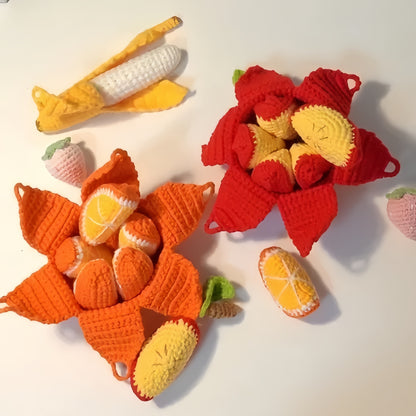 Peelable Orange Coaster Crochet Pattern