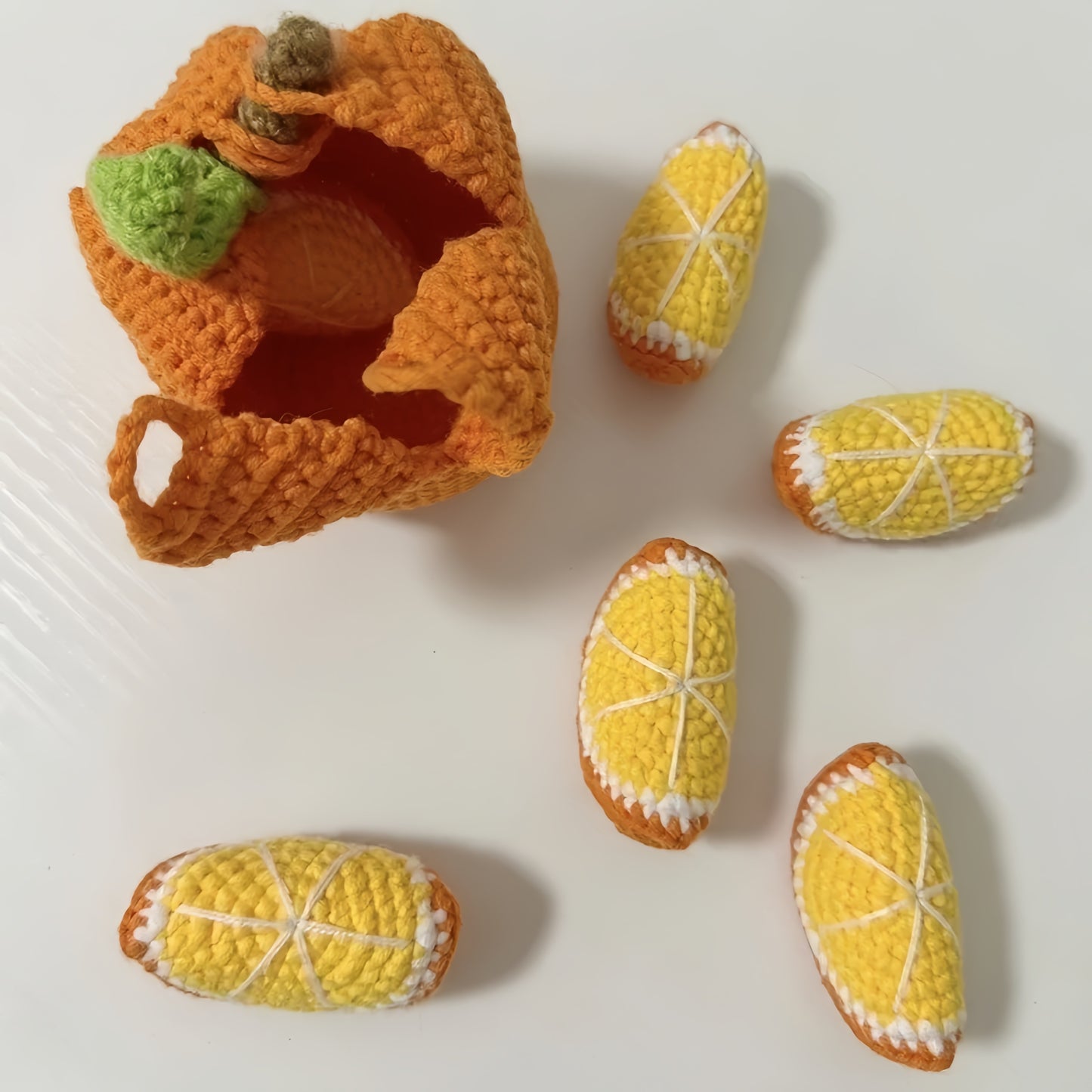 Peelable Orange Coaster Crochet Pattern