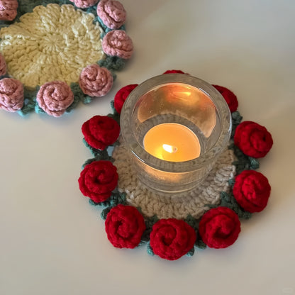 5-in-1 Bloomy Flower Coaster & Pot Crochet Pattern Bundle