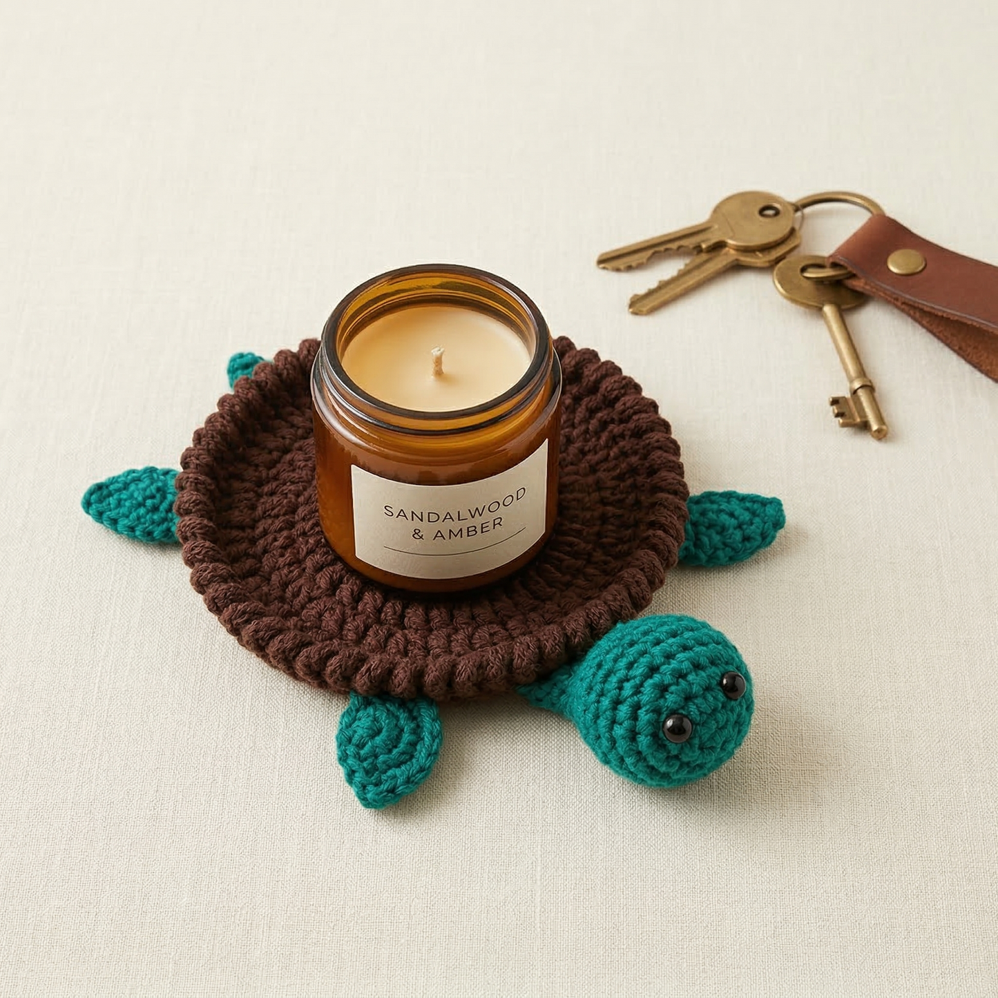 Turtle Coaster Crochet Pattern