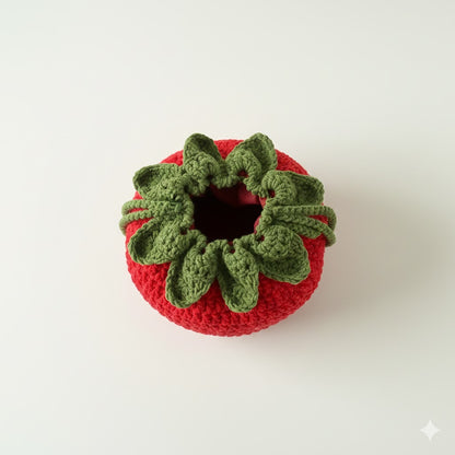 Tomato Pouch Bag Crochet Pattern