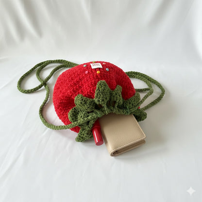 Tomato Pouch Bag Crochet Pattern