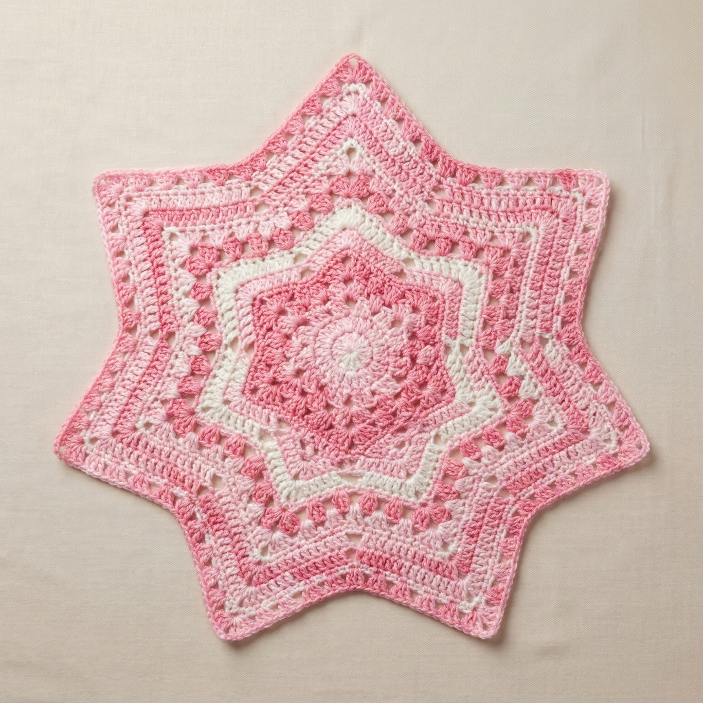 Sweet Starburst Blanket Crochet Pattern