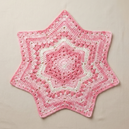 Sweet Starburst Blanket Crochet Pattern
