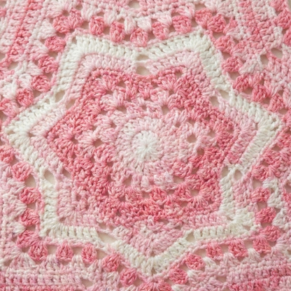 Sweet Starburst Blanket Crochet Pattern