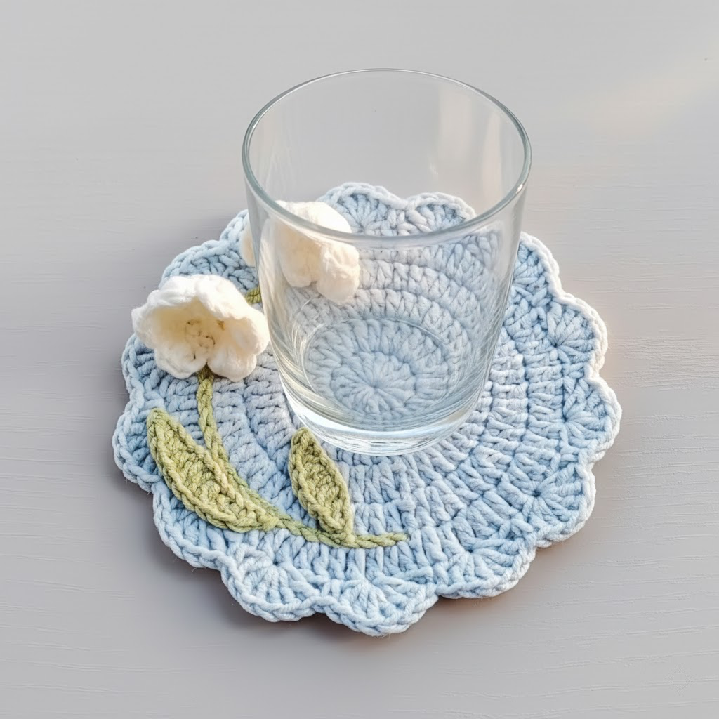 Bloom Lily Coaster Crochet Pattern