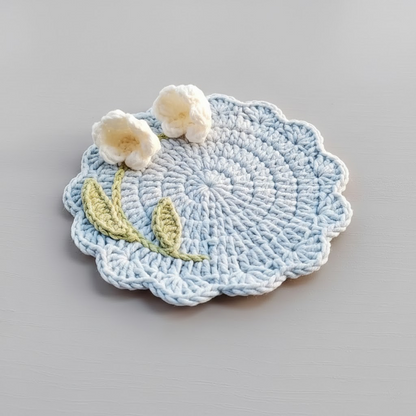 Bloom Lily Coaster Crochet Pattern