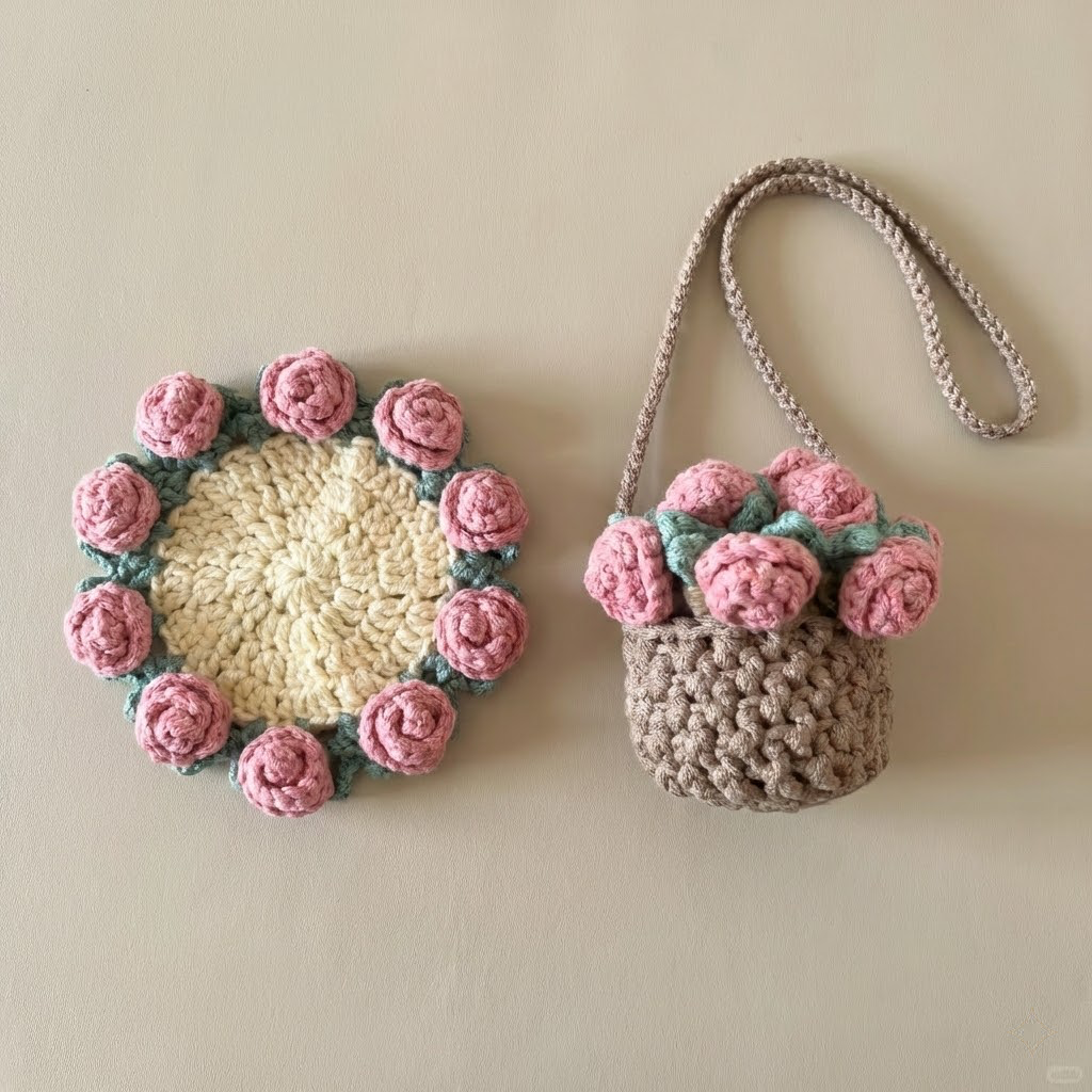 Rosie Coaster Crochet Pattern