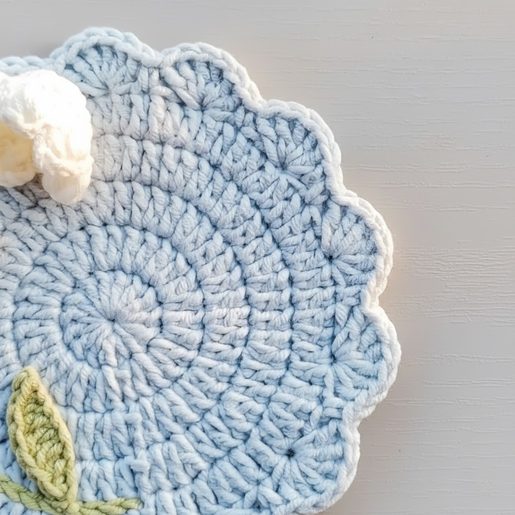 Bloom Lily Coaster Crochet Pattern