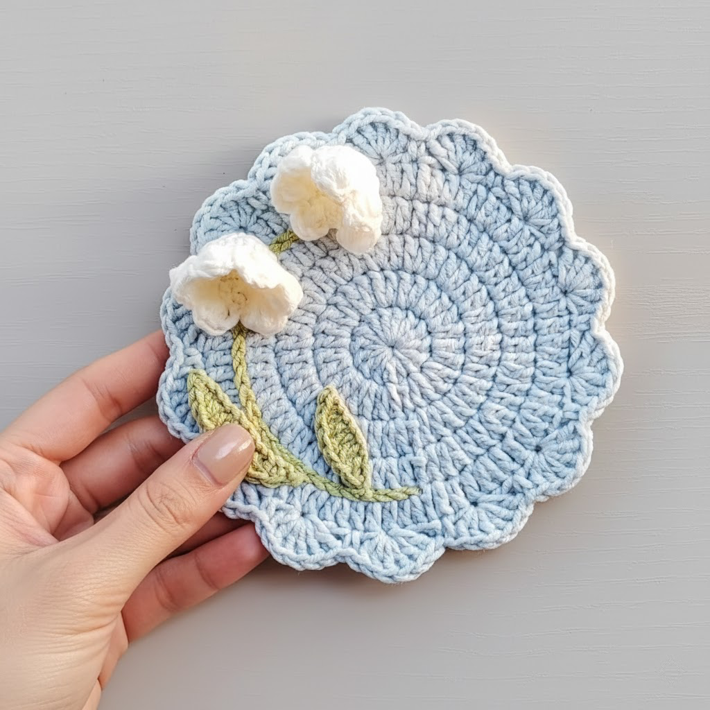 Bloom Lily Coaster Crochet Pattern