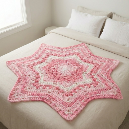 Sweet Starburst Blanket Crochet Pattern