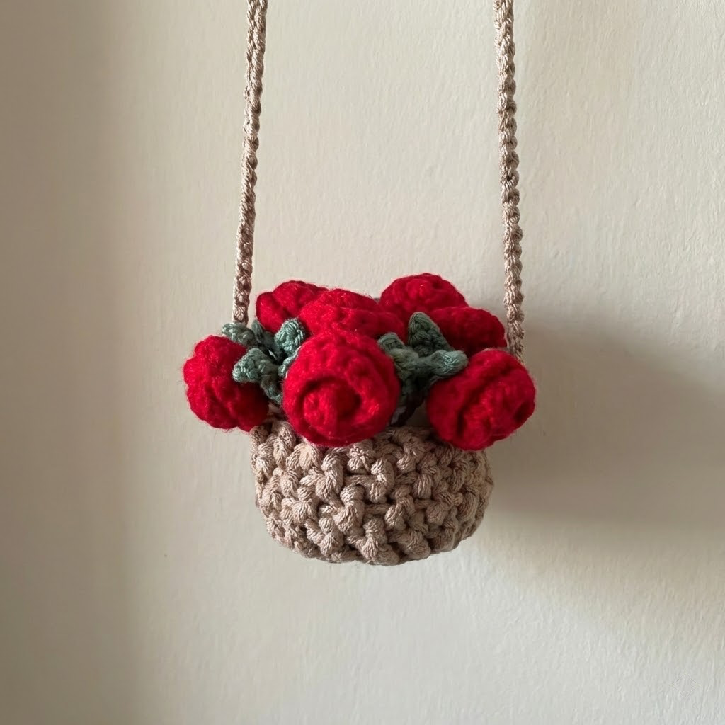 Rosie Coaster Crochet Pattern